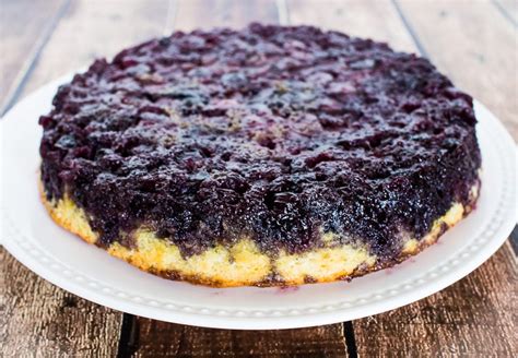 La meilleure recette de gâteau renversé aux bleuets Très facile