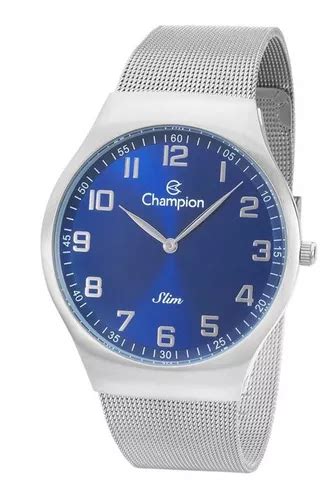 Reloj de pulsera Champion Analógico Ca21839f de cuerpo color plata