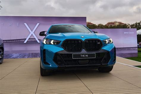 Bmw X6 Facelift Live Fotos G06 Lci Als M60i In Atlantis Blue