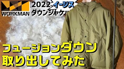 【ワークマン】フュージョンダウンの正体 ジャケットを解体してみた【2022 イージスフュージョンダウンジャケット】 メンズファッションテレビ