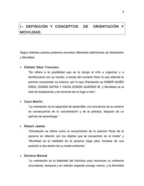 Manual De Orientaci N Y Movilidad Pdf