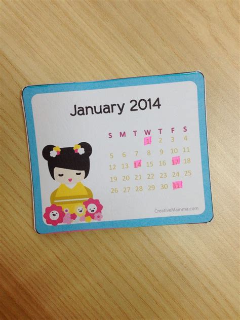 Mini Calendar Buyersholoser