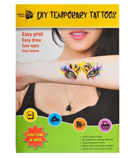 Matrix DIY Temporary Tattoo Paper Kit: Buy Online at Best Price in India - Snapdeal