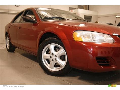 2006 Inferno Red Crystal Pearl Dodge Stratus Sxt Sedan 16020520 Photo