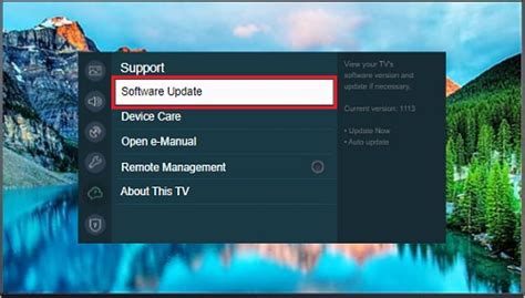 How To Update Or Upgrade Your Samsung Smart Tv Software Samsung Uk