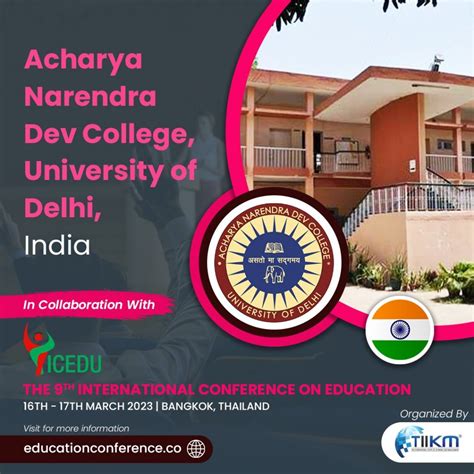 Acharya Narendra Dev College University Of Delhi Tiikm Blog