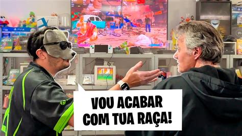 SAÍ NA PORRADA O TIOZÃO NA CASA DO VIDEOGAME YouTube