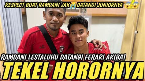 Berita Persija Hari Ini Respect Jakramdani Temui Ferari Usai Tekel