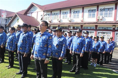 Rajut Kebersamaan Pasca Pemilu Pemkab Bartim Gelar Apel Kesadaran