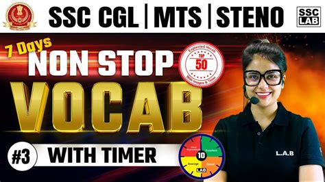 Vocabulary For Ssc Cgl Ssc Vocabulary Stenographer And Ssc Mts