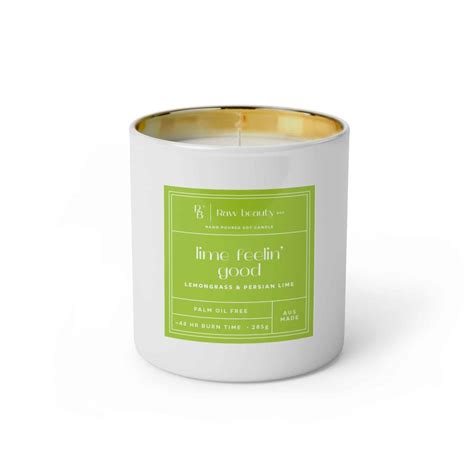 Lemongrass Persian Lime Soy Candle 285g