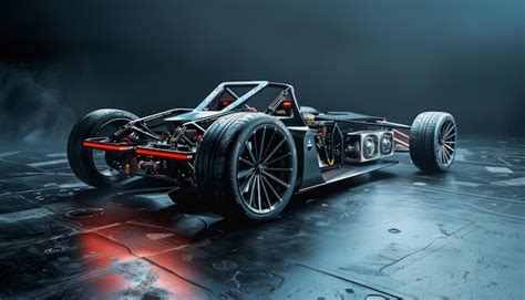 Premium Photo Futuristic Electric Sport Car Chassis And Advanced