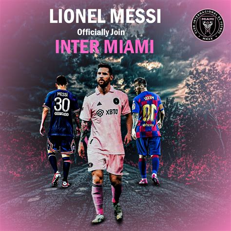 LIONEL MESSI OFFICIALLY JOIN INTER MIAMI. - MasterBundles