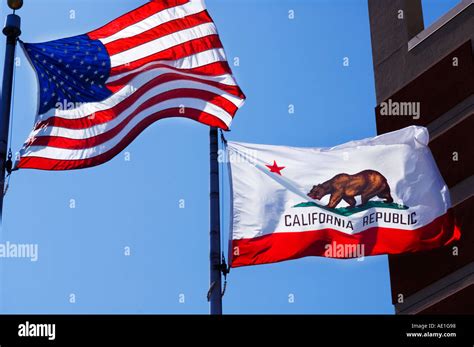 California Flags Stock Photo Alamy