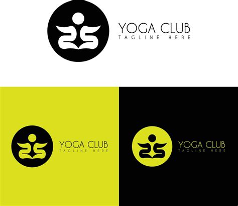 Yoga Club Logo Design Zen And Meditation Logos Yoga Studio Logo