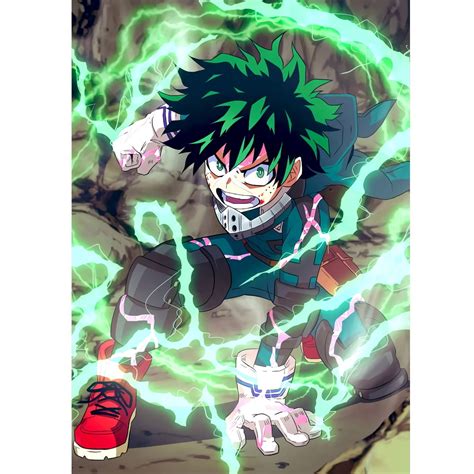 Japanese Anime Bnha Deku Manga My Hero Academia Posters Wall Art Canvas