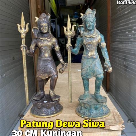 Jual Patung Dewa Siwa Kuningan Patung Mahadewa Besi Trimurti God Shiva