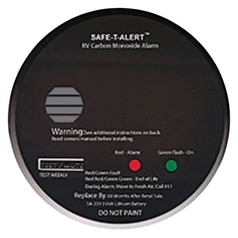 Safe T Alert® Sa 339 Bl Black Surface Mount Carbon Monoxide Alarm