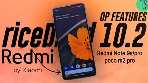 RiceDroid 10 2 Android 13 Oficial Redmi Note 9s Pro Poco M2 Pro