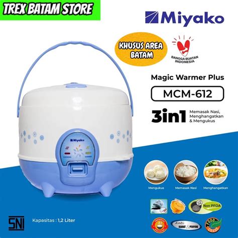 Jual Miyako Rice Cooker Liter Mcm Garansi Resmi Batam