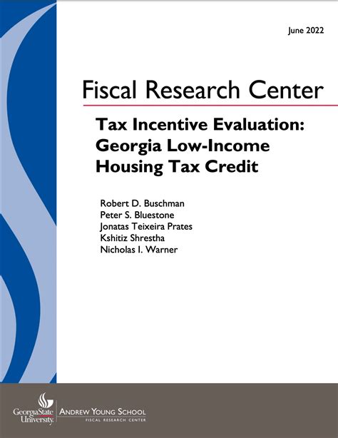 Low-Income Housing Tax Credit Report - Fiscal Research Center