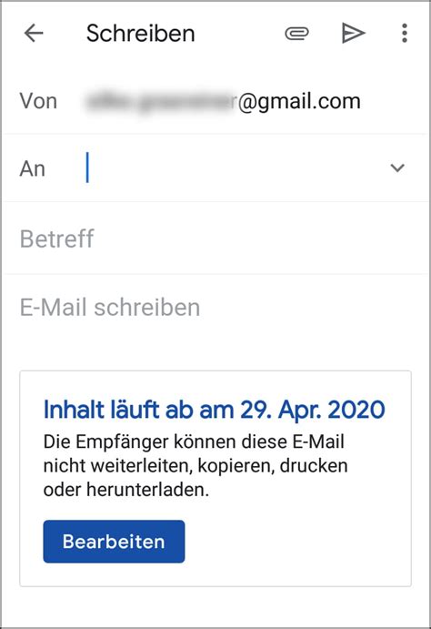 Gmail: Vertrauliche E-Mails senden und öffnen - CCM