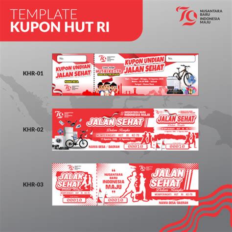 Jual Cetak Kupon Undian Hut RI Cetak Kupon Custom HVS 75gr Tanpa