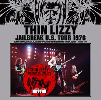 THIN LIZZY JAILBREAK U S TOUR 1976 2CD ZODIAC 536 Lighthouse