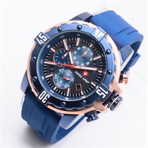 Jual Jam Tangan Pria Swiss Sa Chrono Aktif Gh A Shopee Indonesia