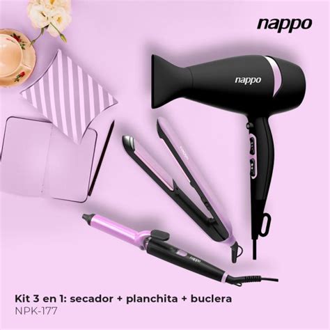 TUPI S A KIT NAPPO 3 EN 1 SECADOR PLANCHITA BUCLERA NPK 177