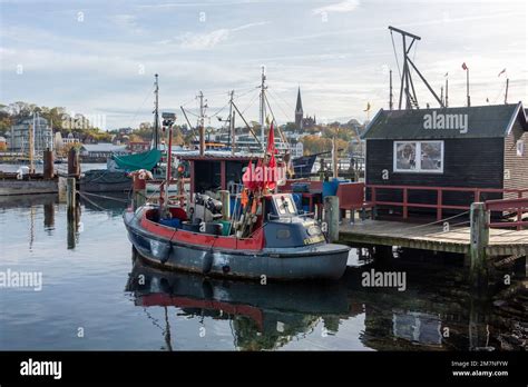 Fishing boat in flensburg harbor hi-res stock photography and images - Alamy