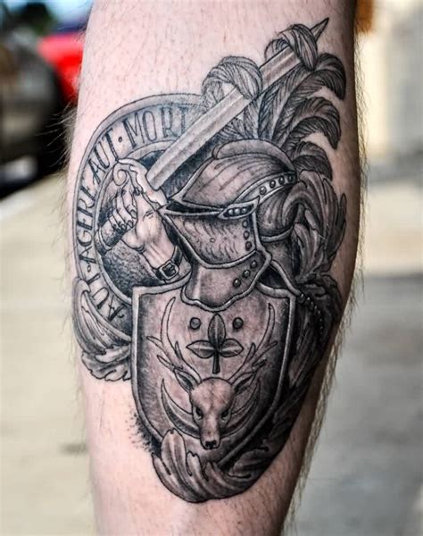 Roman Shield Tattoo