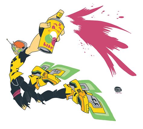 Sunbakerey Jet Set Radio Funky Art Character Design Inspiration