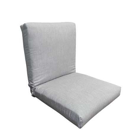 Casual Comfort Hinged Chair Cushion Canvas Granite Accessories