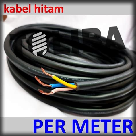 Jual Kabel Eterna Nyyhy X X Serabut Per Meter Kabel Hitam Sni