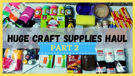 Craft Supplies Haul Video Part In Tamil Craft Materials Haul Video In