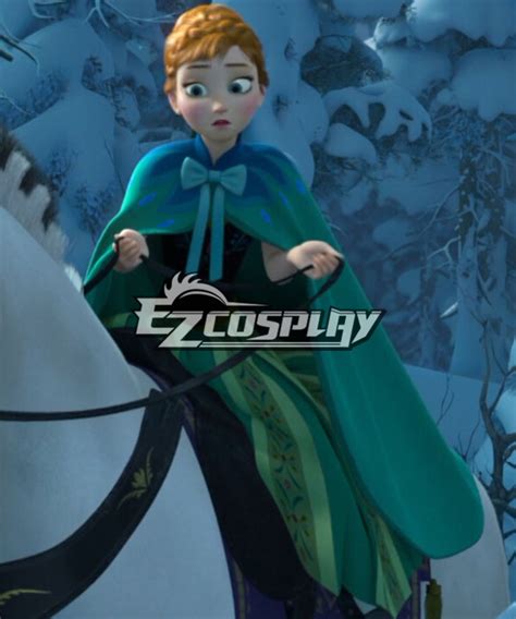 Frozen Annas Green Cape On Elsas Coronation Day Ubicaciondepersonas