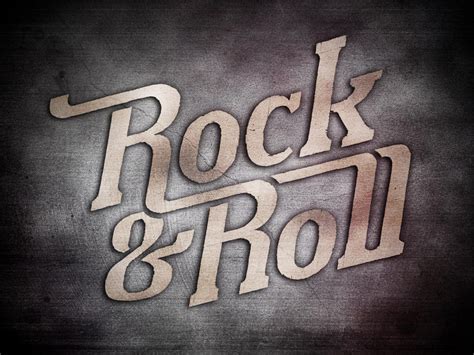 Rock N Roll Lettering By Shinz0n On Deviantart