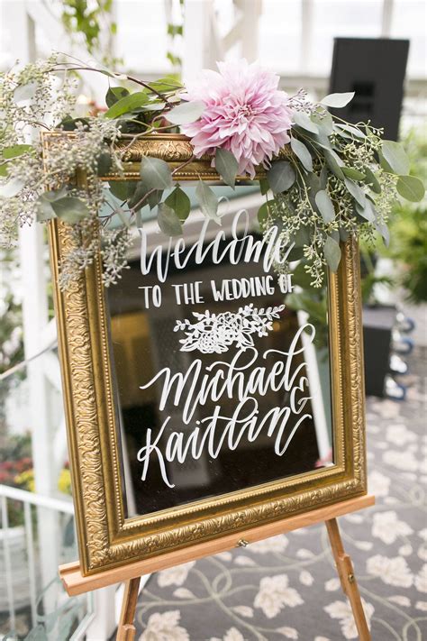 Diy Mirror Wedding Welcome Sign Jenniemarieweddings