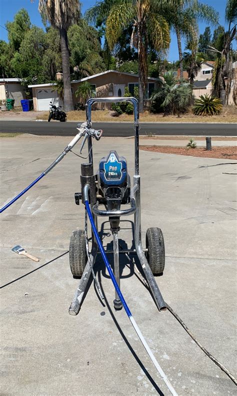 Graco Pro 210es Airless Paint Sprayer With Cart For Sale In San Diego