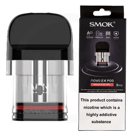 Smok Novo 2 X Replacement Pods Pack Of 3 Pods — Tablites