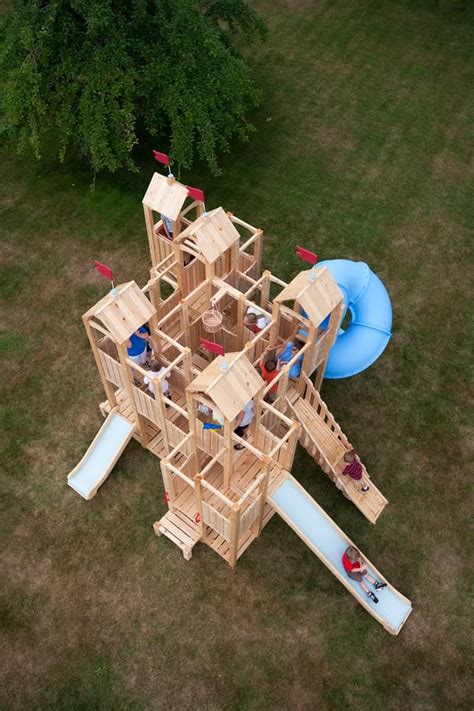 Aerial View Of CedarWorks Massive Frolic 101 A Playset That Doesn T