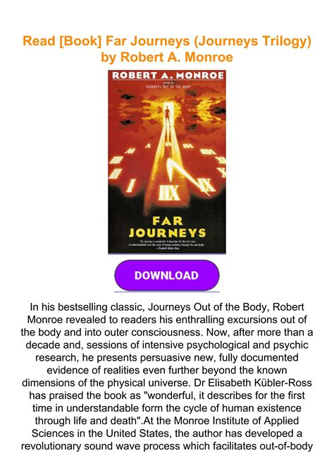 Read [Book] Far Journeys (Journeys Trilogy) by Robert A. Monroe by JohannaGrunwald55 - Issuu