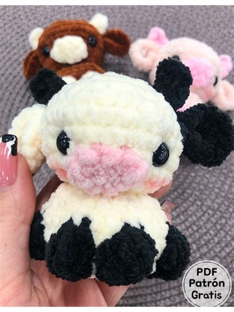 Peluche Llavero Amigurumi Vaca Eva Pdf Patron Gratis Crochet Cow