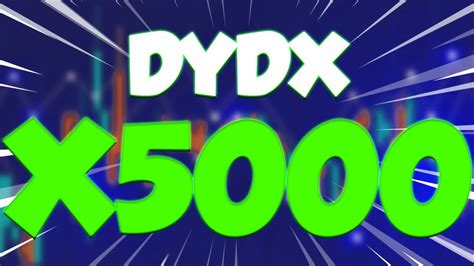 DYDX WILL X5000 AFTER THIS DYDX PRICE PREDICTION LATEST UPDATES