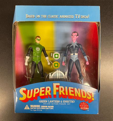 Dc Direct Super Friends Green Lantern And Sinestro Figure Set Lost 4 Toys