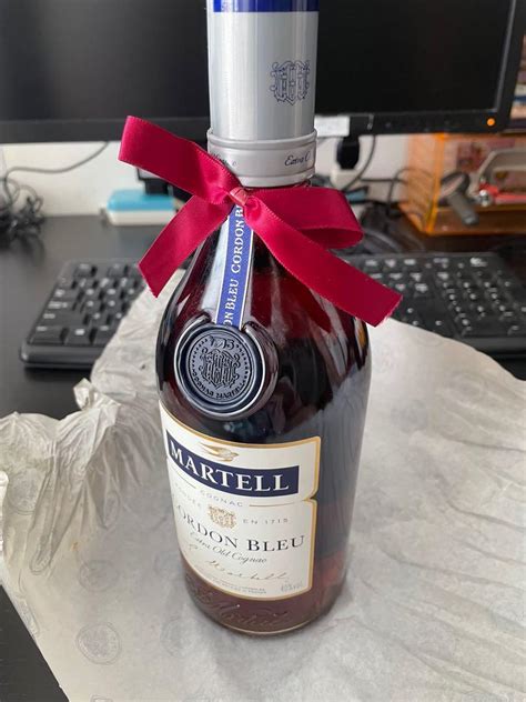Martell Cordon Bleu Extra Old Cognac Food And Drinks Alcoholic