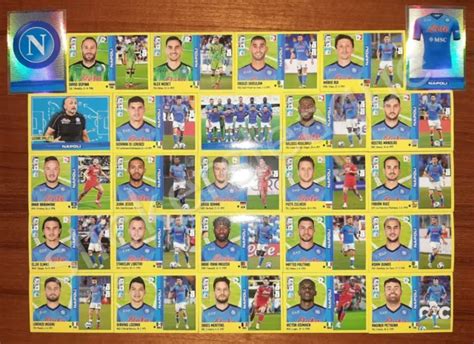 COMPLETE TEAM NAPLES 26 Figures Footballers Panini 2021 2022 22 17 96