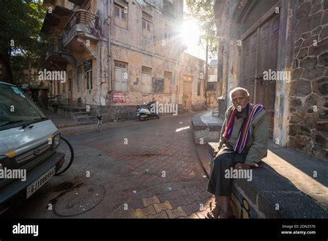 Jamnagar Gujarat India December 2018 A Backlit Portrait Of An