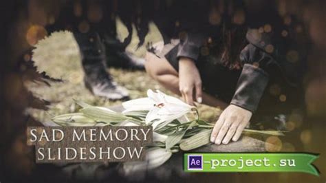 Videohive Sad Memory Slideshow Project For After Effects